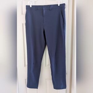 NWT Fabletics "The Only Pant" Navy Blue Performance Trousers XL/Tall 32in